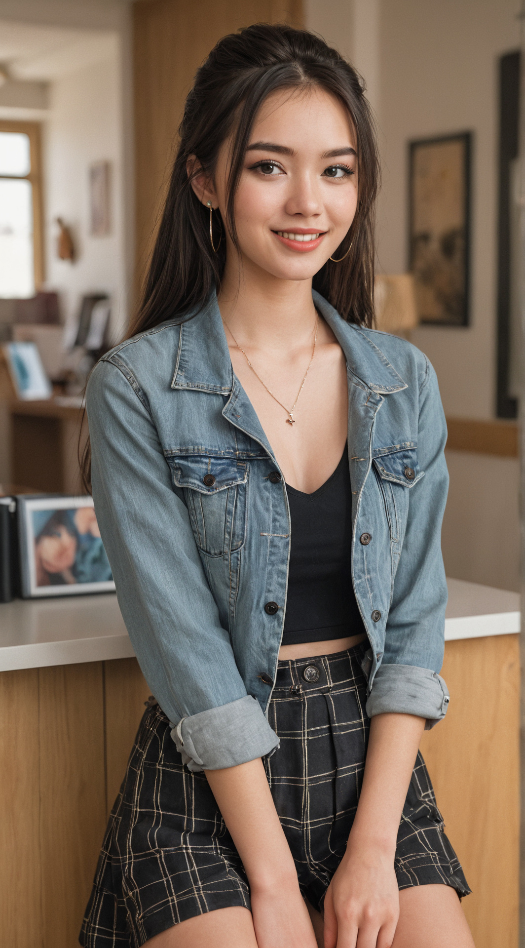 ai character: April background