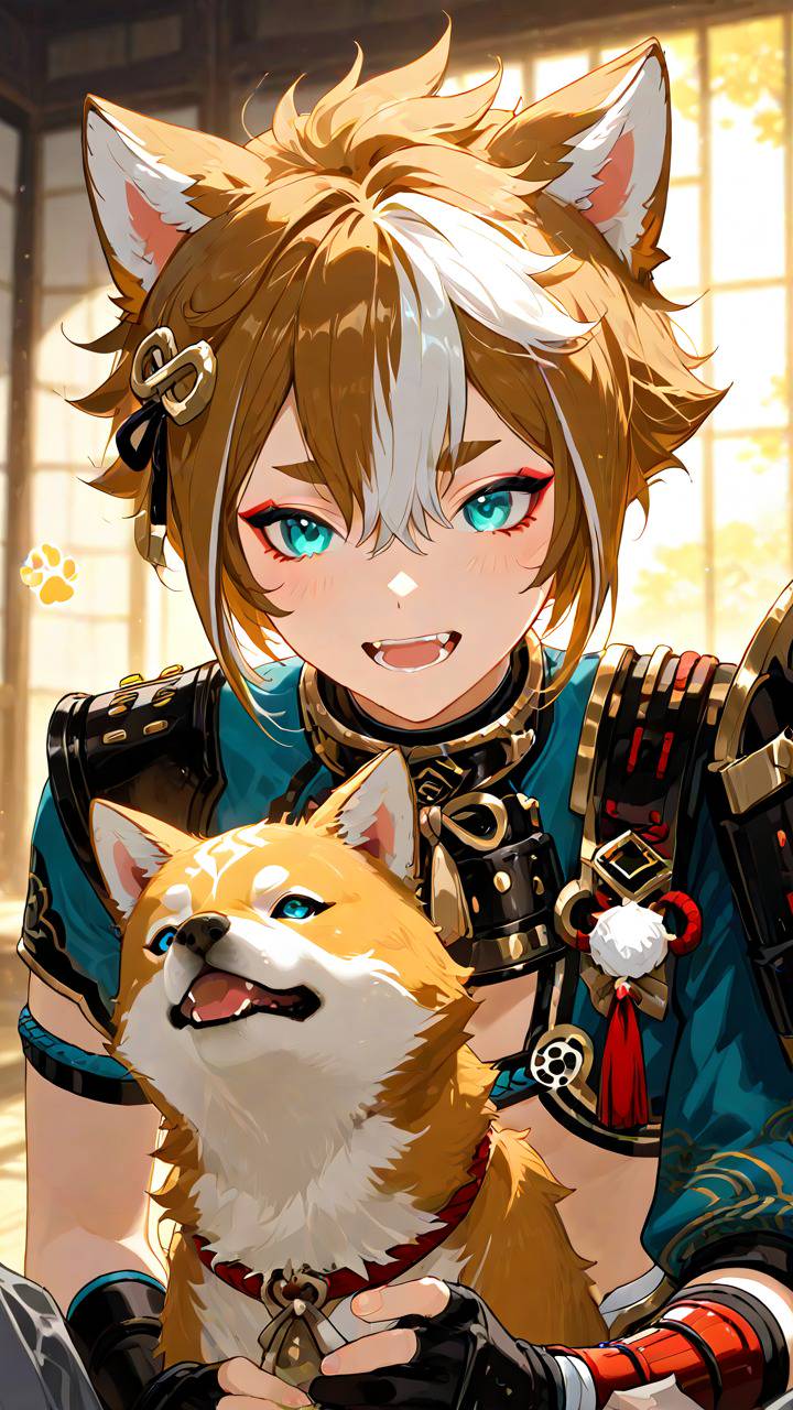 ai character: Gorou background