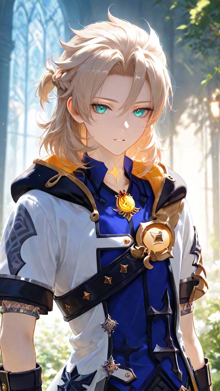 ai character: Albedo background