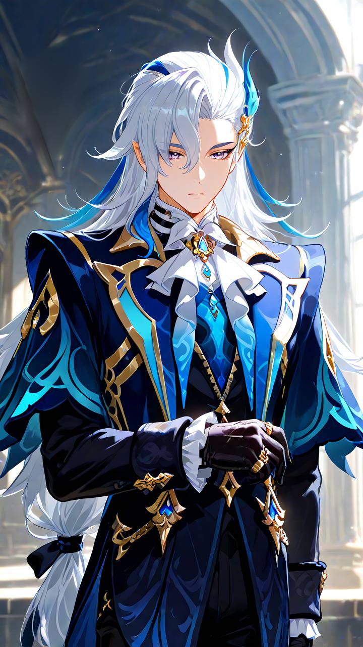ai character: Neuvillette background