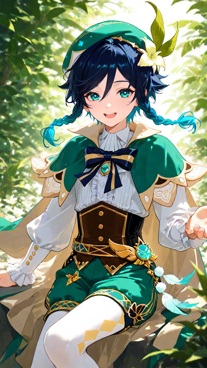 ai character: Venti background