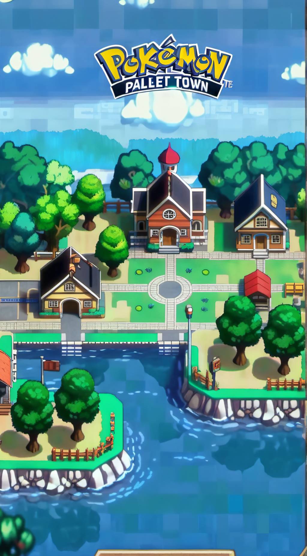 ai character: Pokemon RPG background
