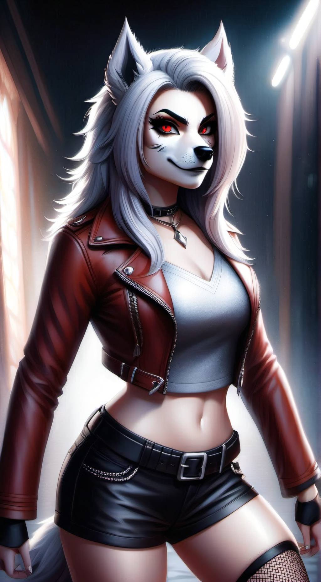 ai character: Loona background