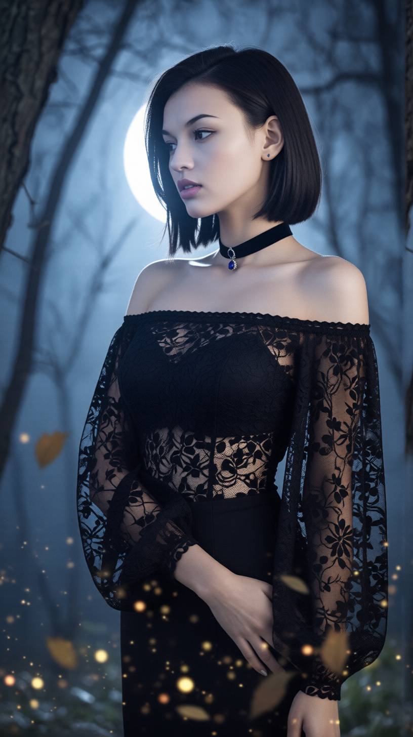 ai character: Sabrina  background