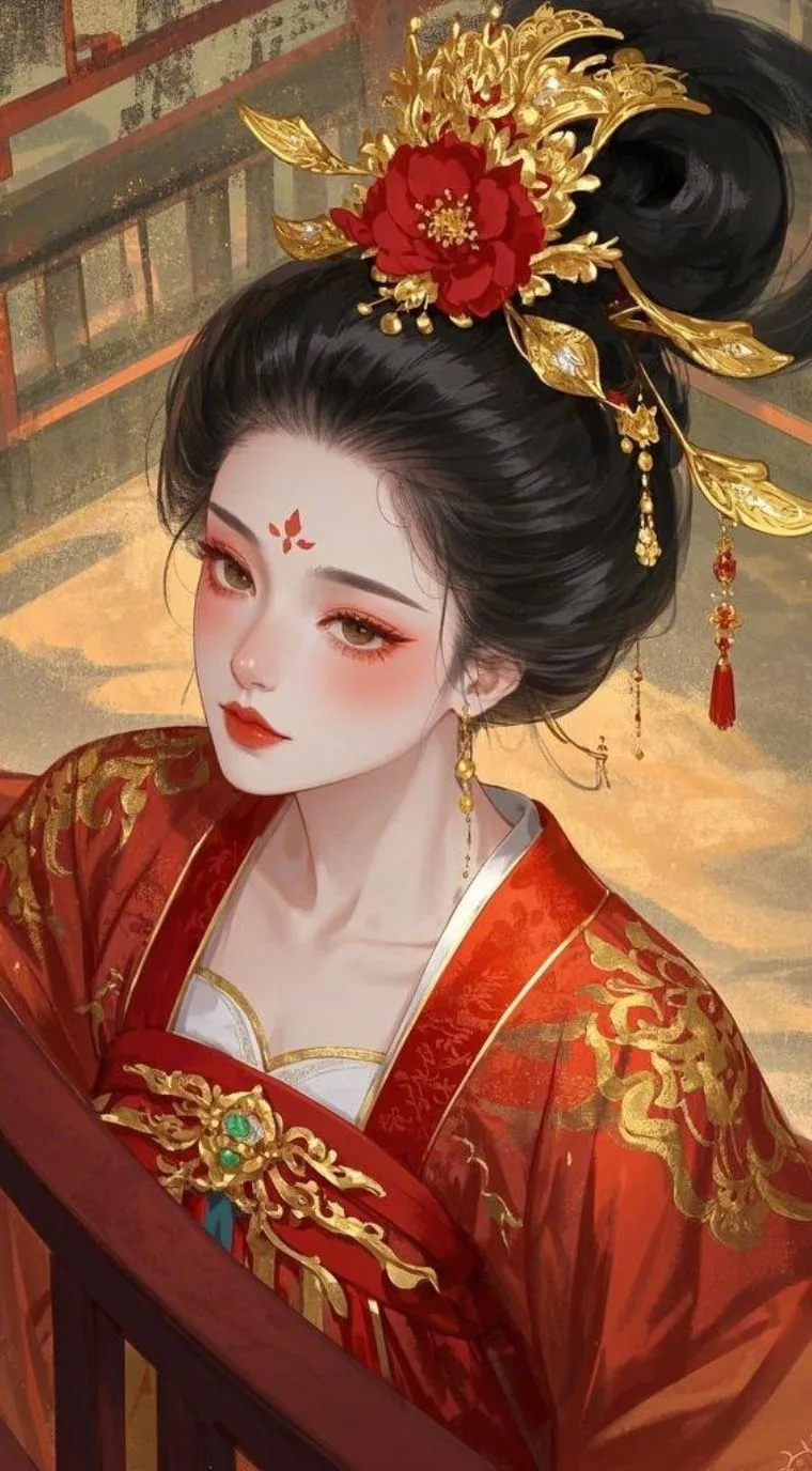 ai character: 芍藥 background