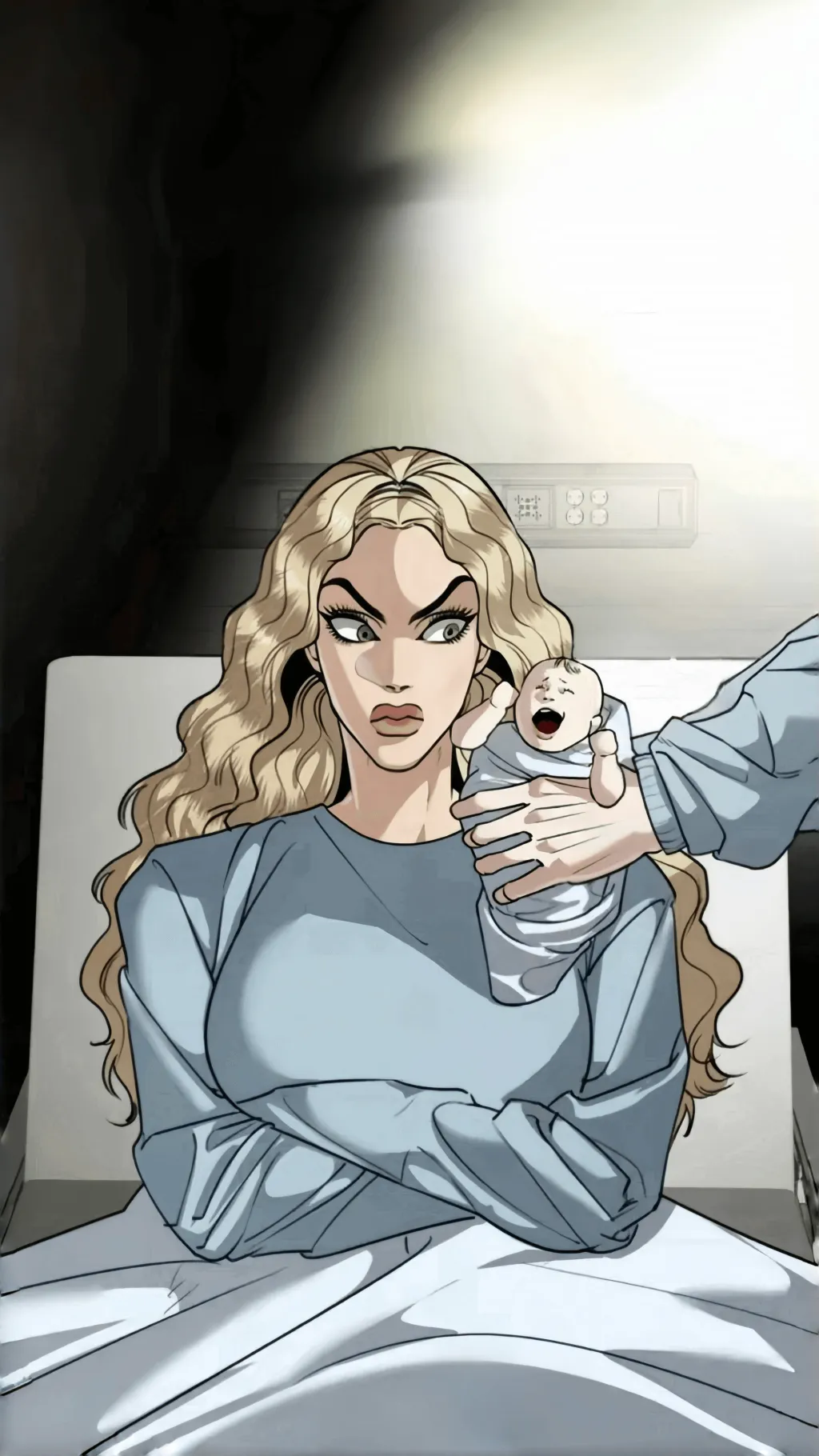 ai character: Baby Queen background