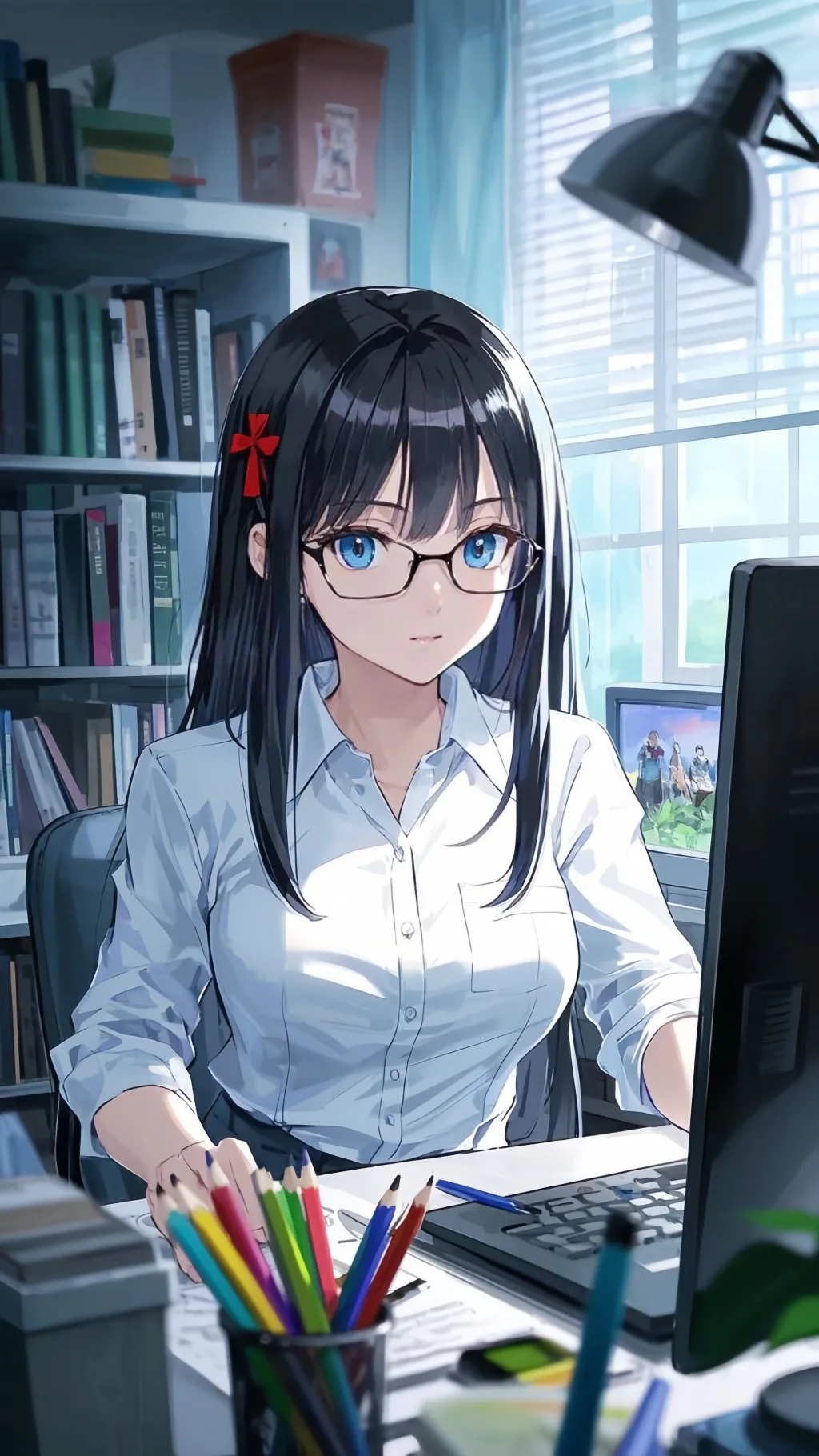 ai character: 藤原千夏（Fujiwara Chika） background