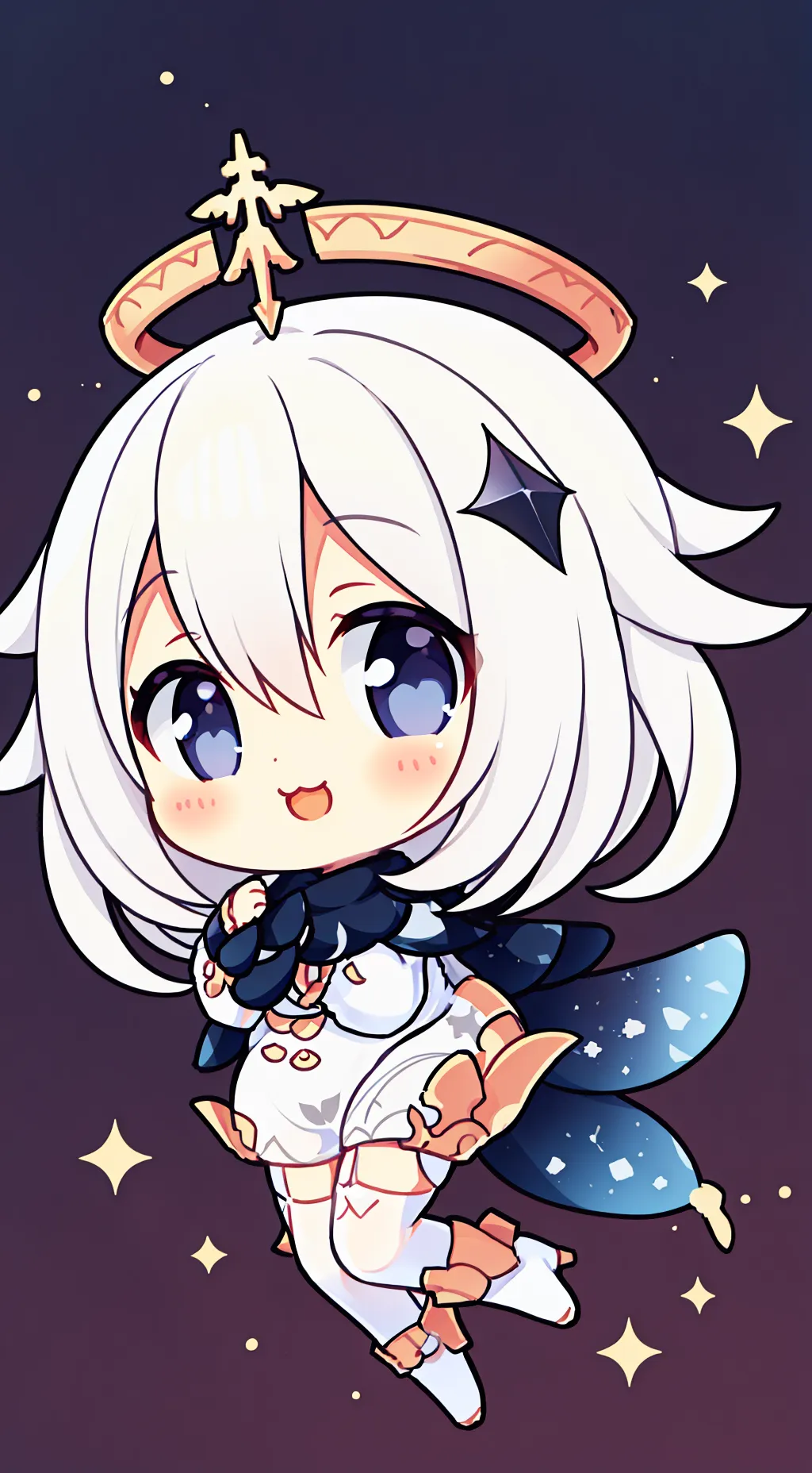 ai character: 派蒙 background