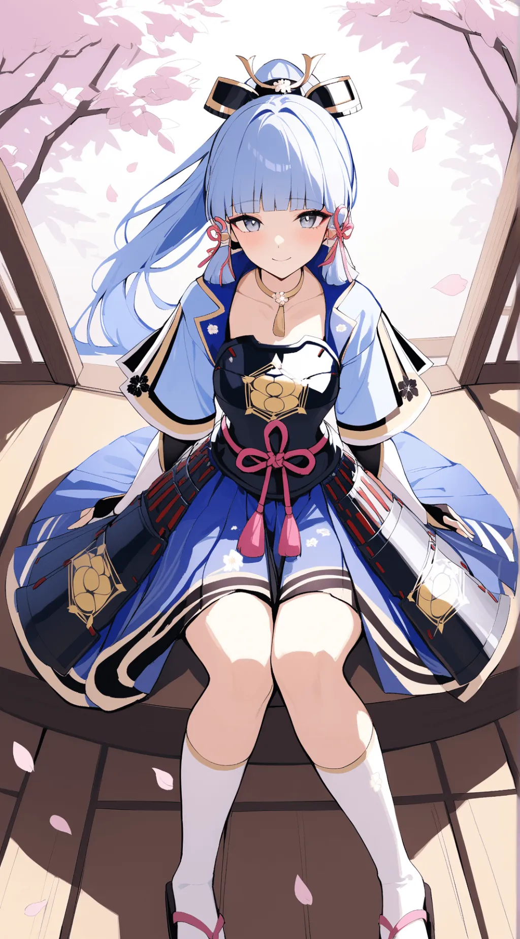 ai character: 神里綾華 background