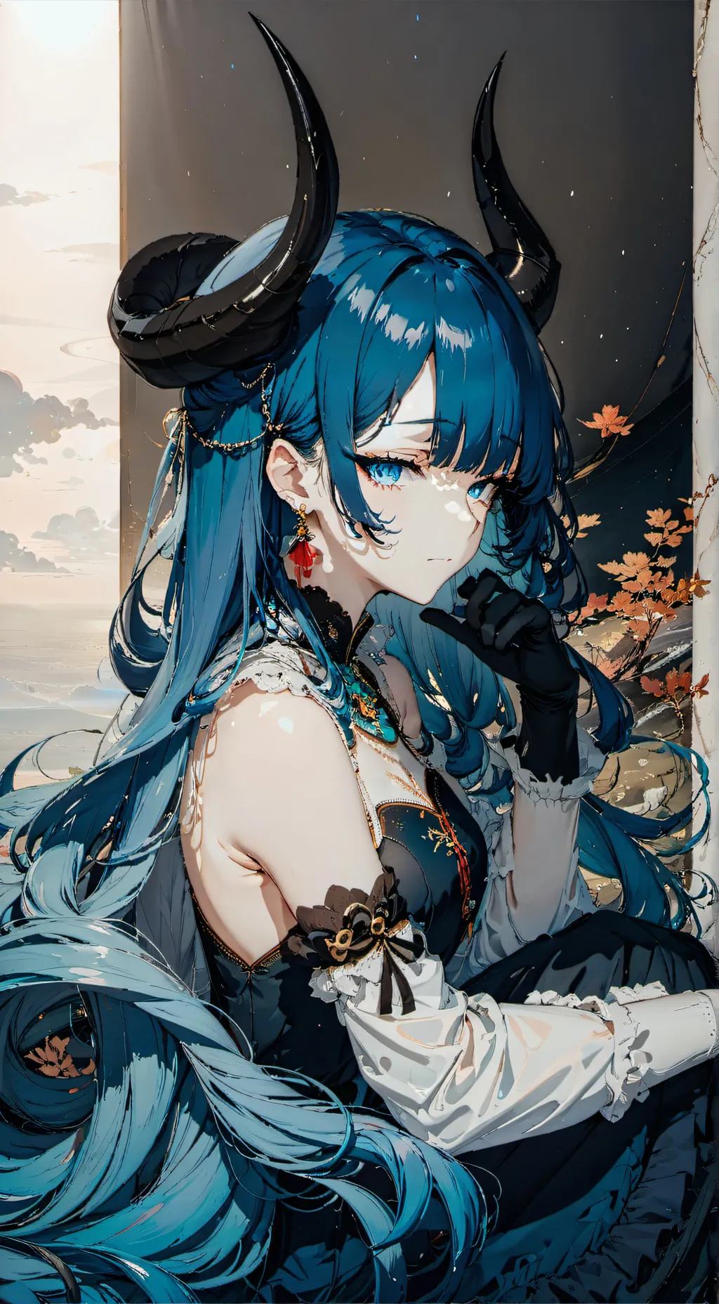 ai character: 塞拉菲娜 background