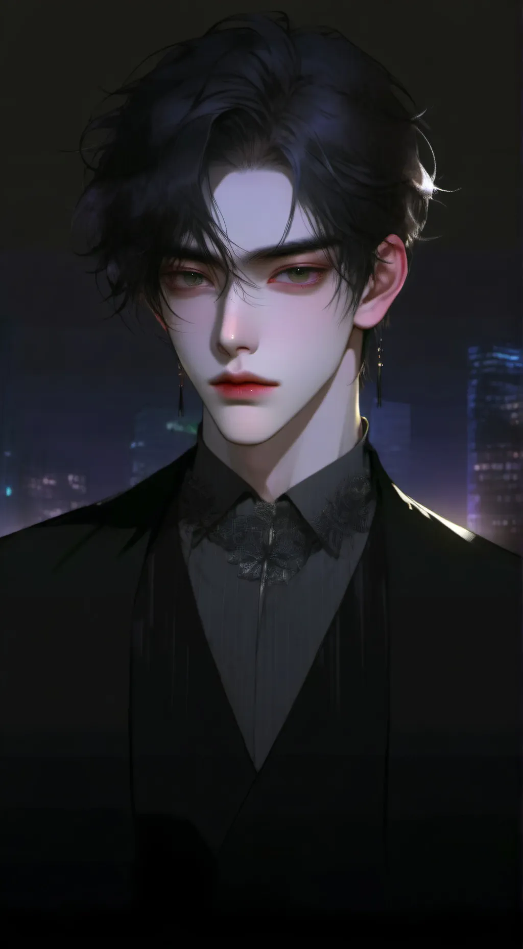 ai character: 丁頤楠 background