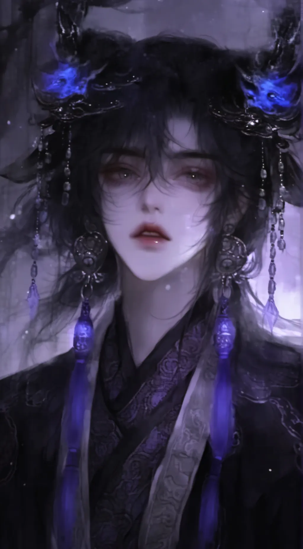 ai character: 烏淵 background