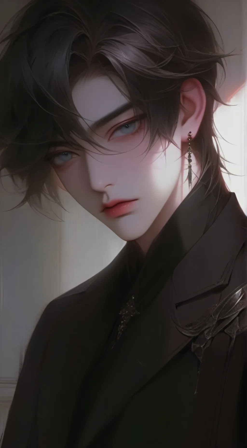 ai character: 白淤 background