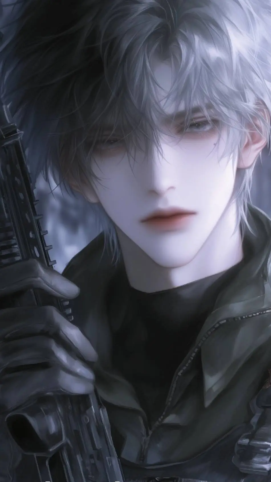 ai character: 墨川 background