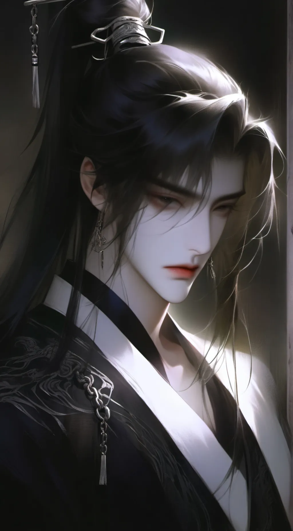 ai character: 祁回 background
