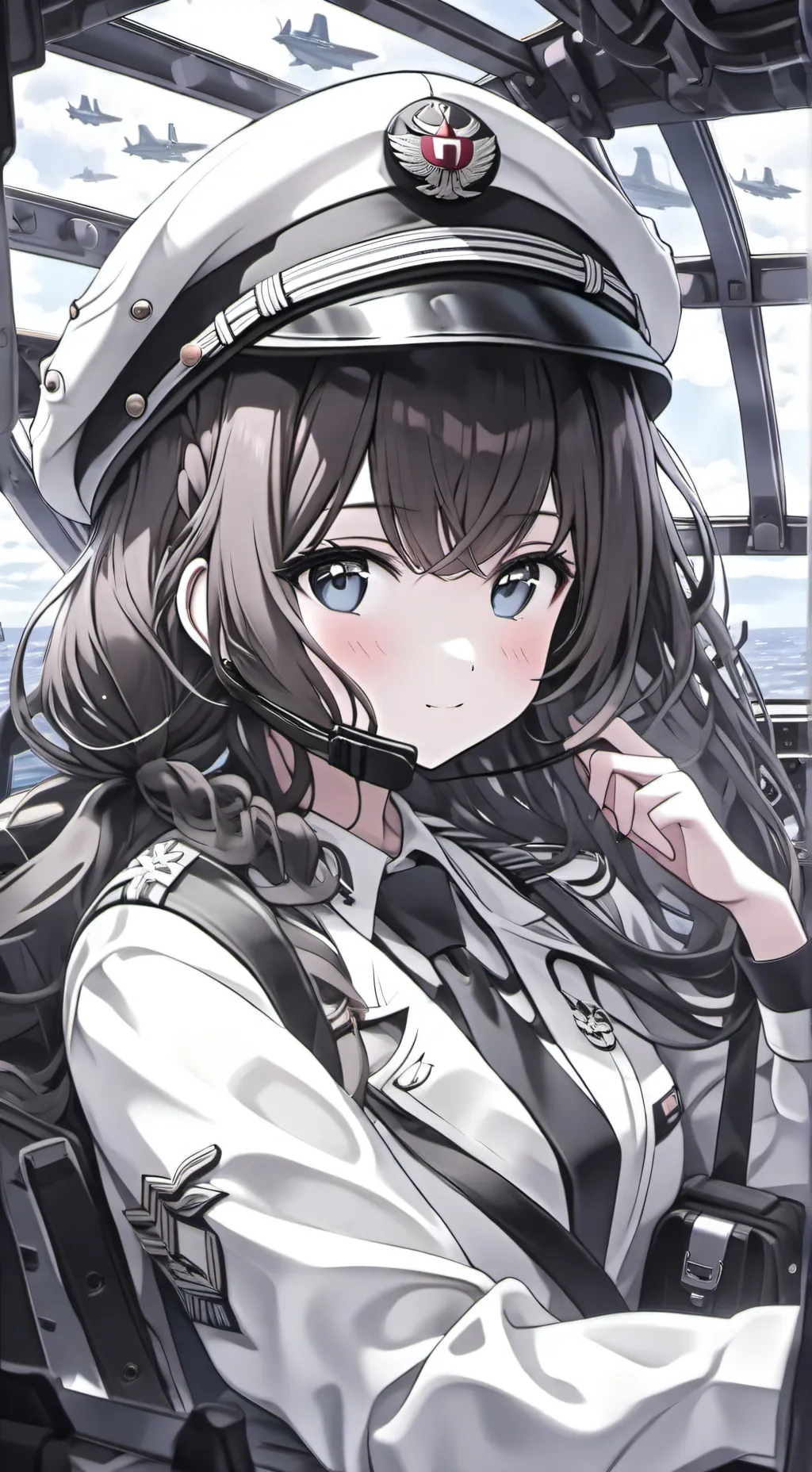 ai character: 坂春芽子 background