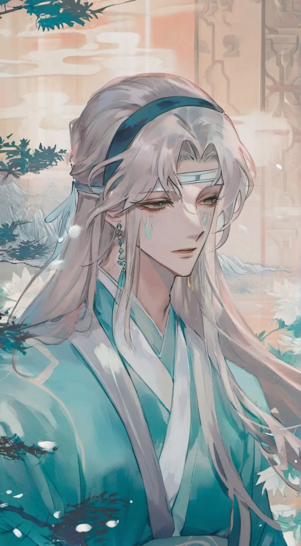ai character: 雲衿 background