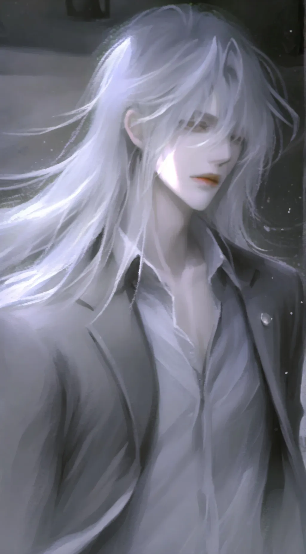 ai character: 夜穆庭 background