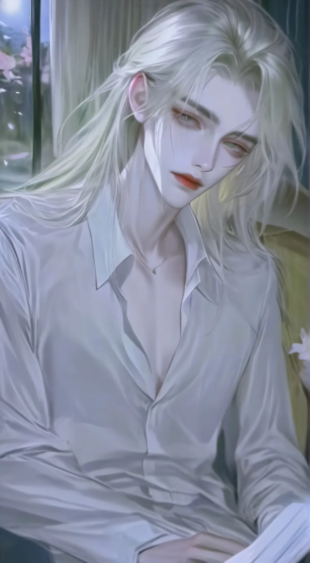 ai character: 桉雁 background