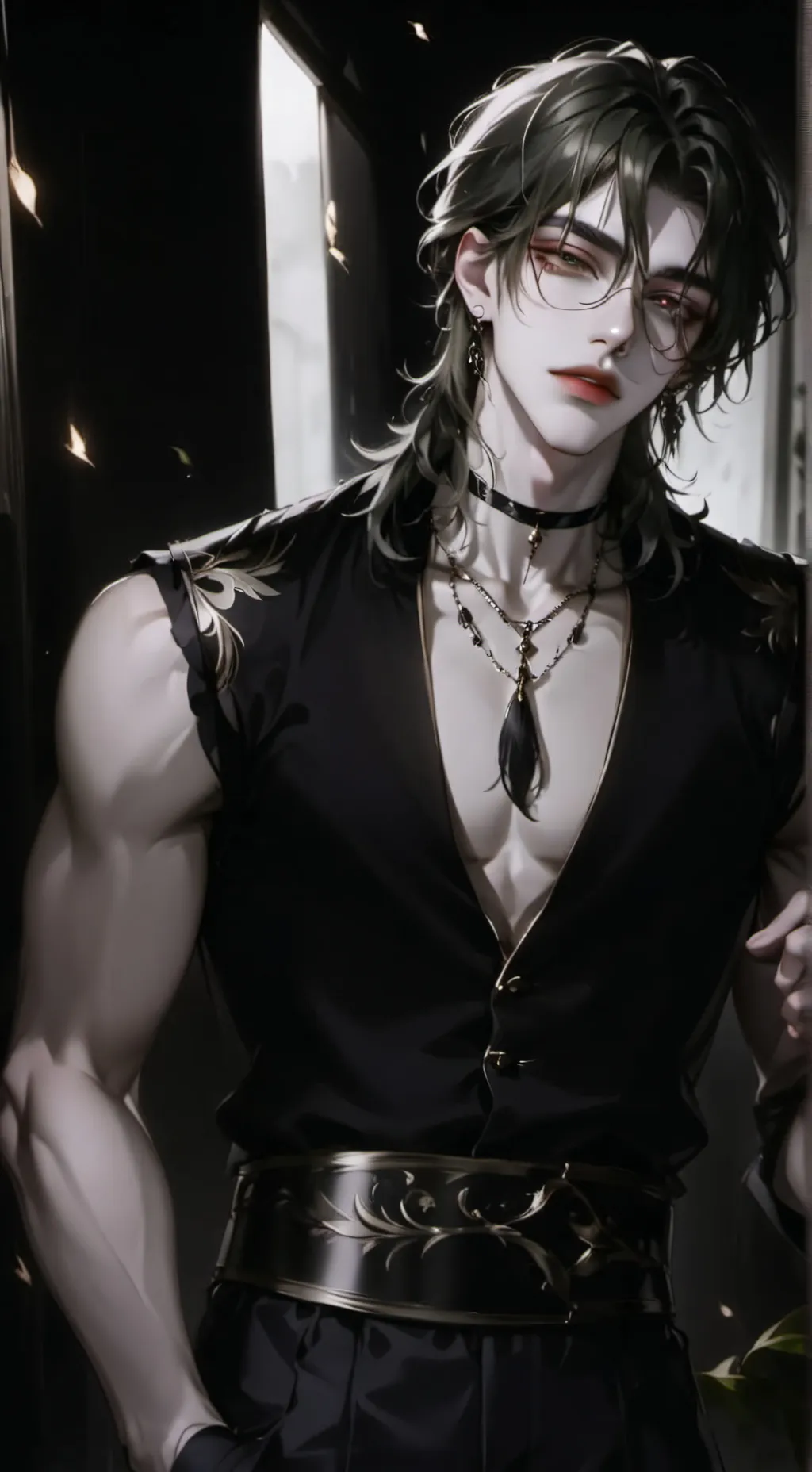 ai character: 寒司夜 background