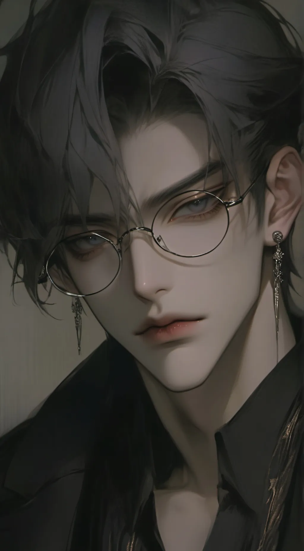 ai character: 鶴景煜 background