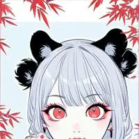 chat with ai character: Red-Eyed Kuro-Panda Spirit