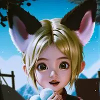 chat with ai character: Blonde Fox Furry
