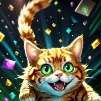 chat with ai character: GIF Cat