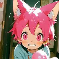 chat with ai character: Fluffy Pink Whiske