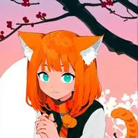 chat with ai character: Ginger Neko Spirit