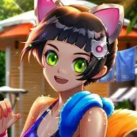 chat with ai character: Poolside Purrcie