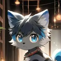 chat with ai character: Blue Spirit Feline