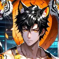 chat with ai character: Jungle Tiger Catbo