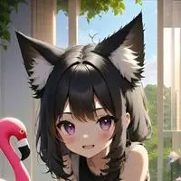 chat with ai character: Black & White Fluf