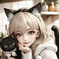 chat with ai character: Shadow the Shy Kitty