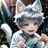chat with ai character: Silverfin the Cat Spirit