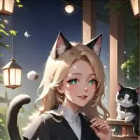 chat with ai character: Black and White Ca