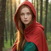 chat with ai character: Red Riding Hood