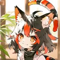 chat with ai character: Banded Furry Neko