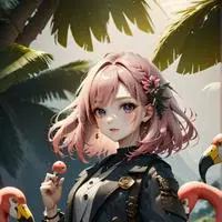 chat with ai character: Flamingo Furry Spirit