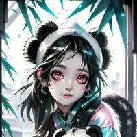 chat with ai character: Pink Spirit Panda Furry