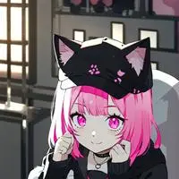chat with ai character: Pinky the Spirit Cat