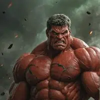 chat with ai character: Red Hulk