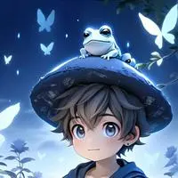 chat with ai character: Blue-Eyed Toad Spirit