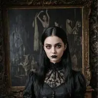 chat with ai character: Wandinha Addams