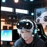 chat with ai character: The Virtual Reality Café Enthusiast