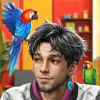 chat with ai character: Rainbow Parrot Furry