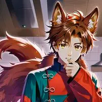 chat with ai character: Rufus the Rusty Wolf Spirit