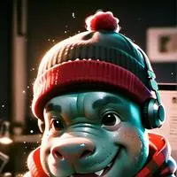 chat with ai character: Hipster Hippo