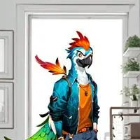 chat with ai character: Hola Parrot Furry